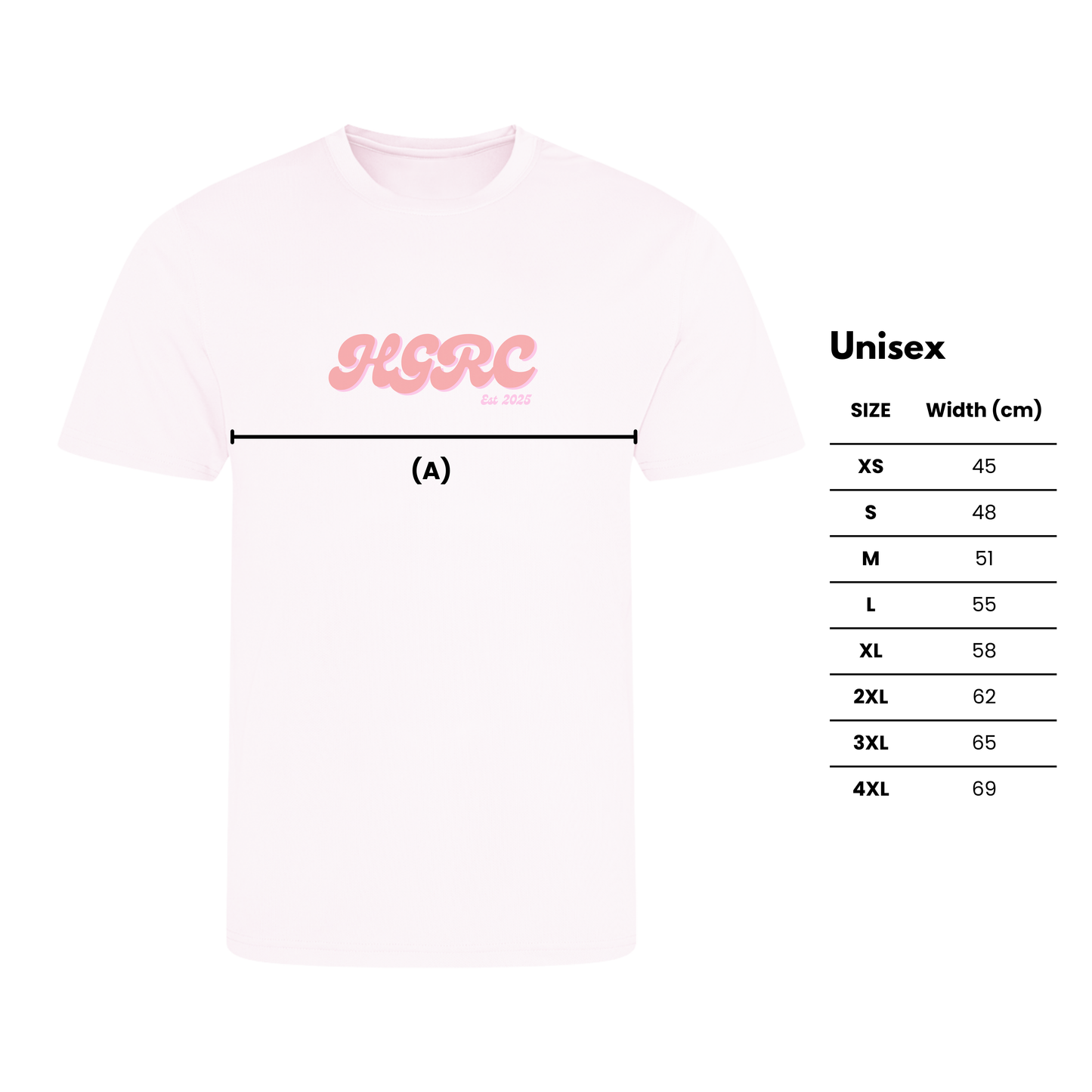 Hot Girl Run Club Running Shirt - Short Sleeve Pink