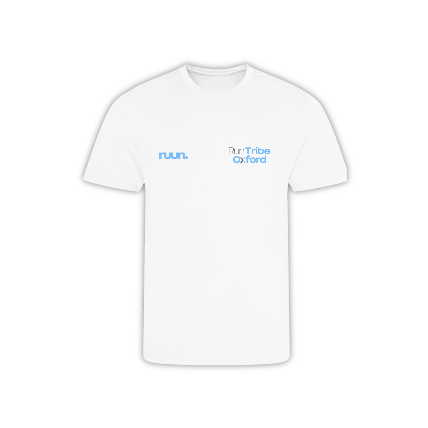 Run Tribe Oxford Running Shirt - Short Sleeve White