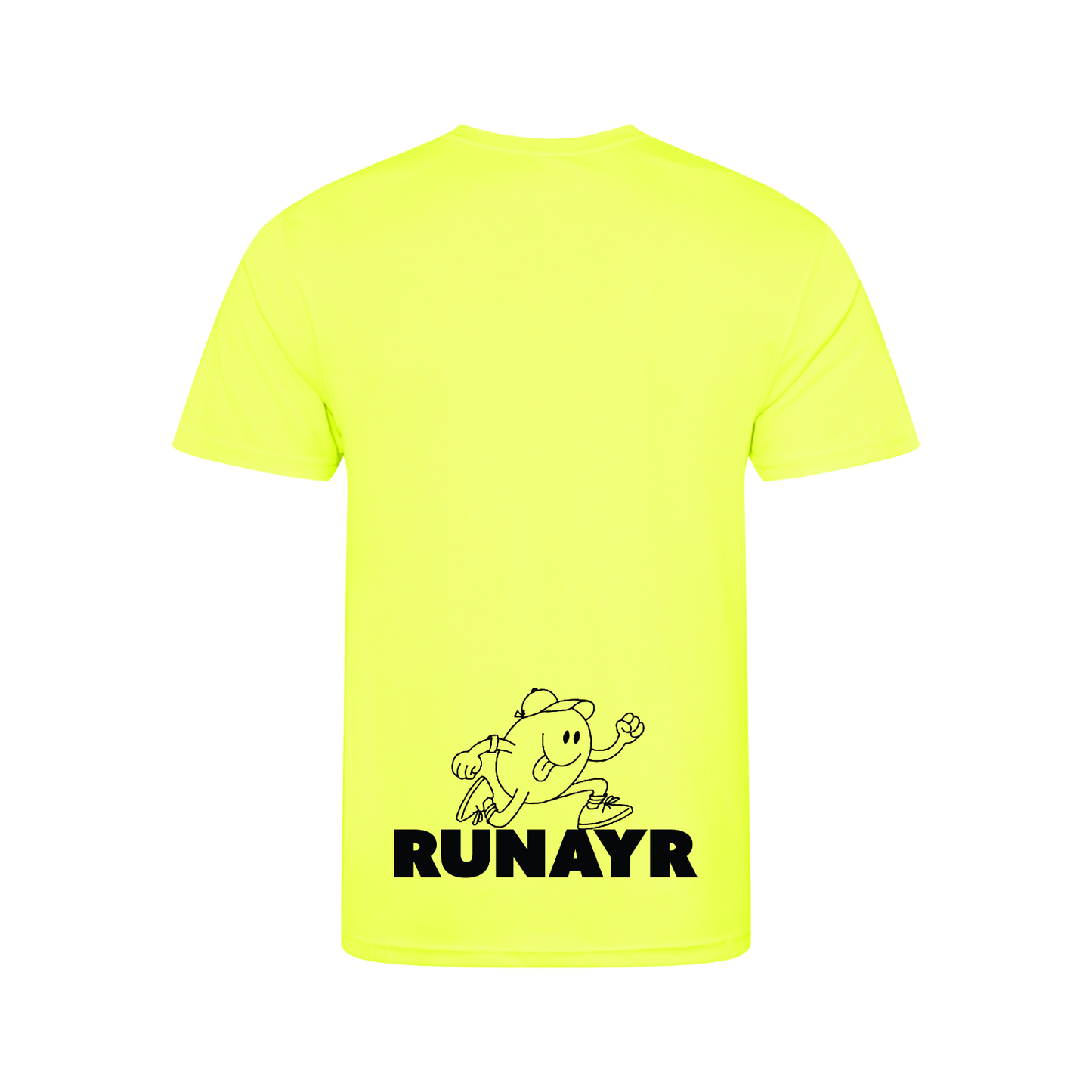 RunAyr Short Sleeve Running Shirt - Neon Yellow