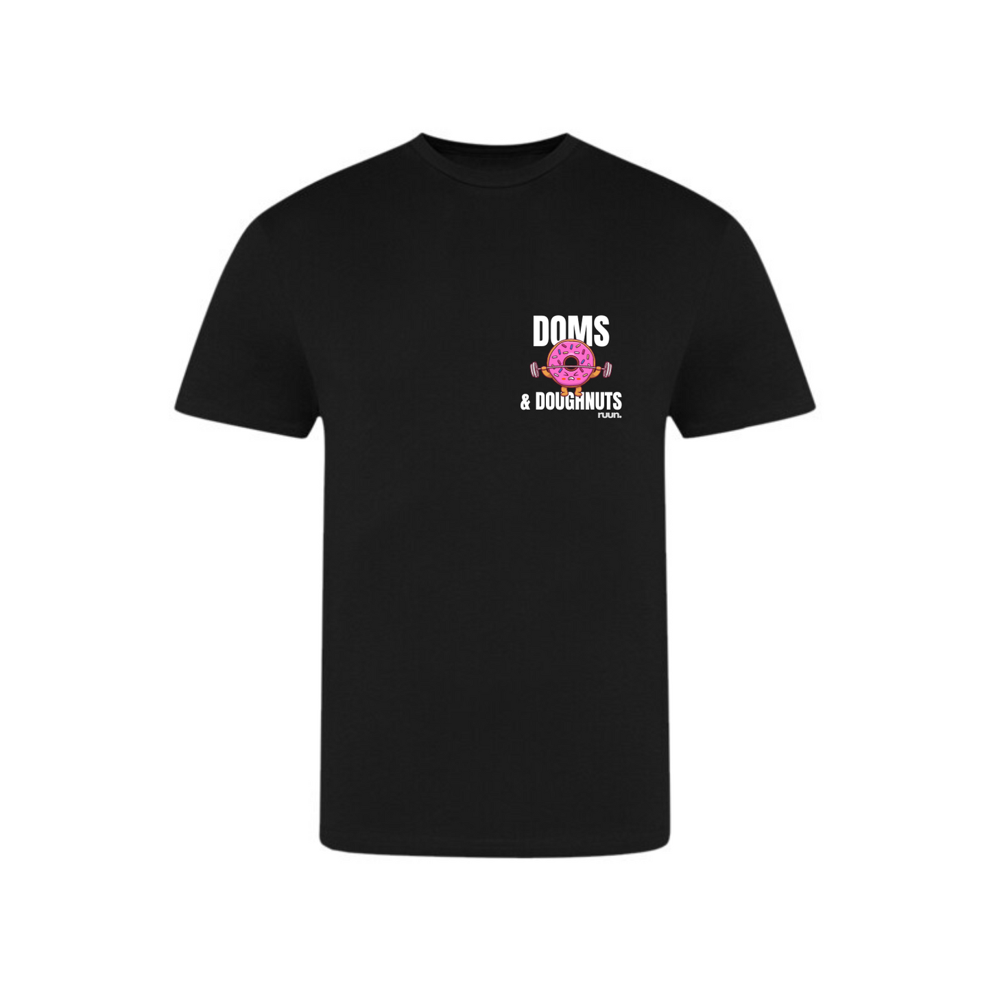 DOMS and Doughnuts T-Shirt - Black