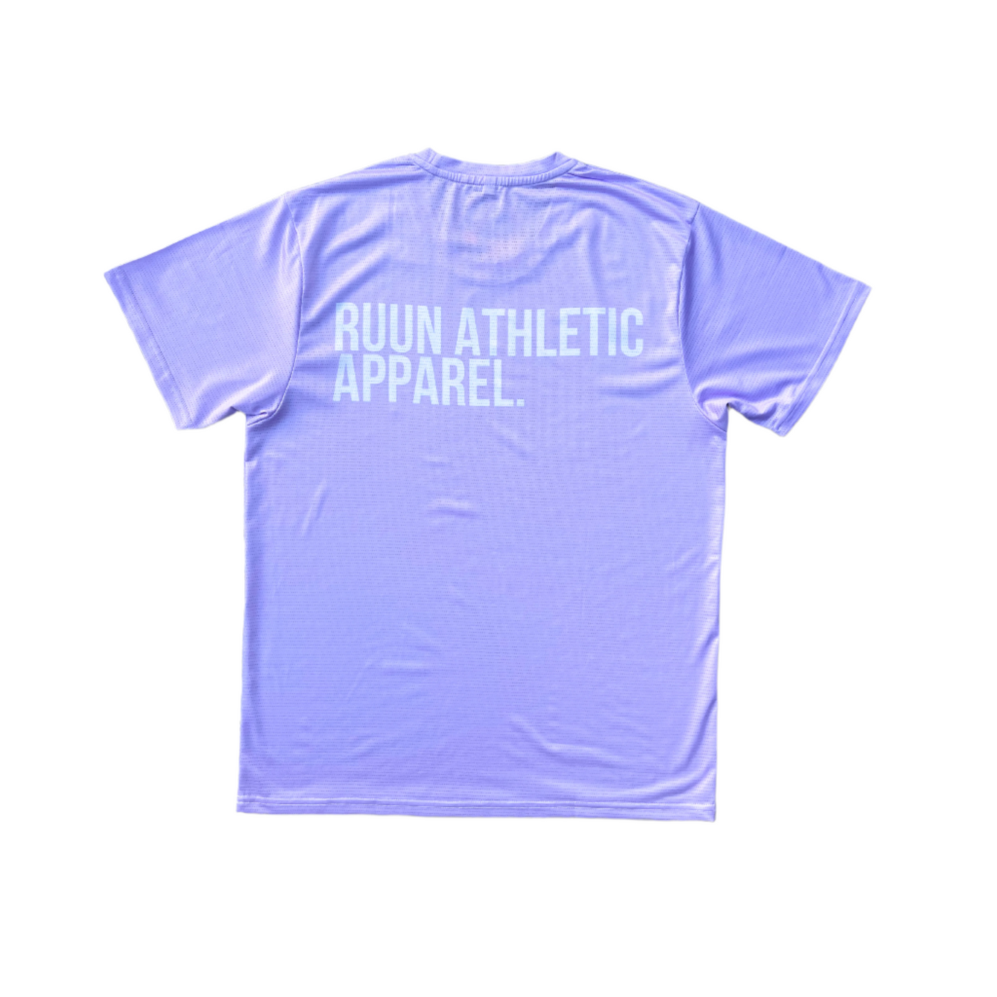 Short Sleeve Block Logo running shirt - Lilac