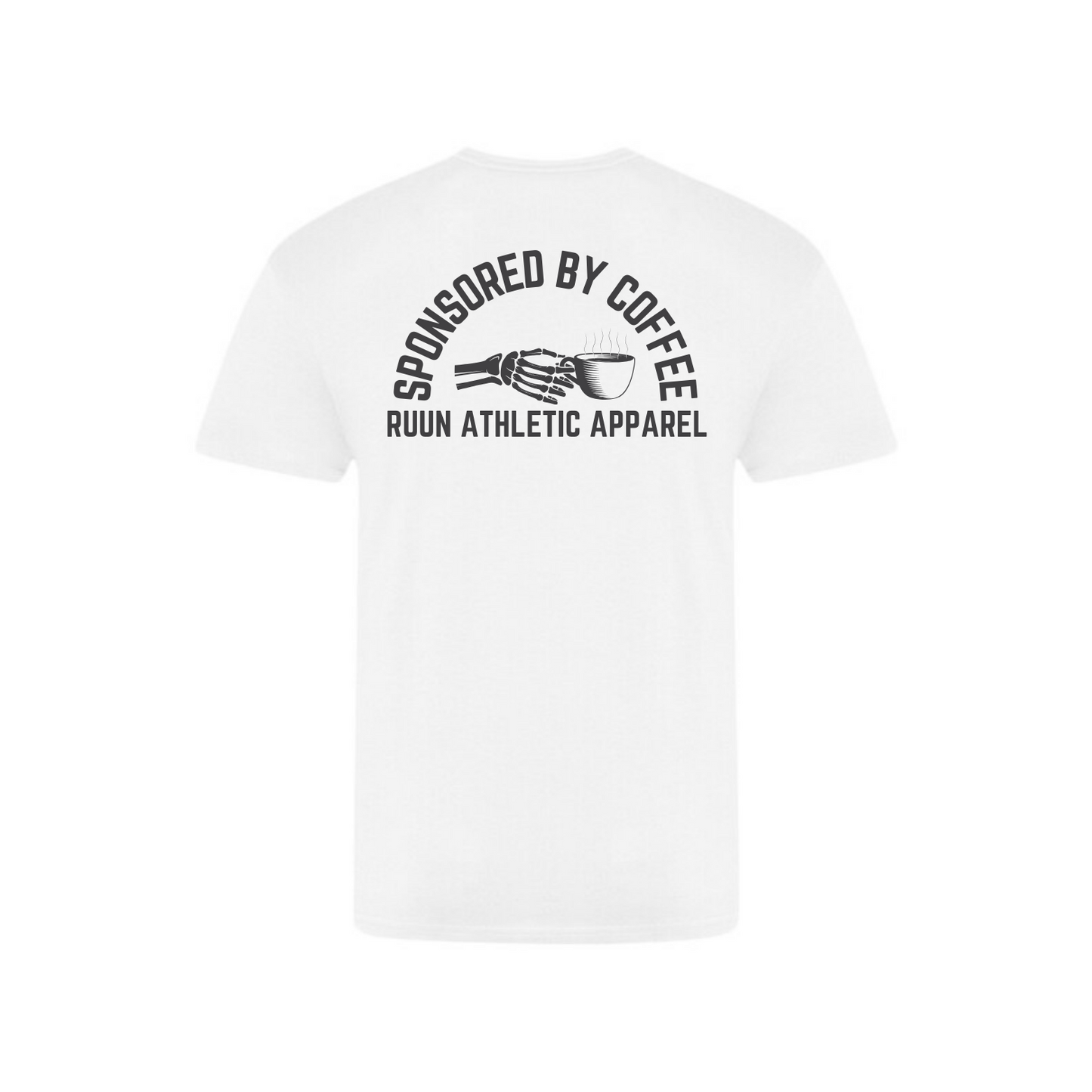 Sponsored By Coffee Tee - White