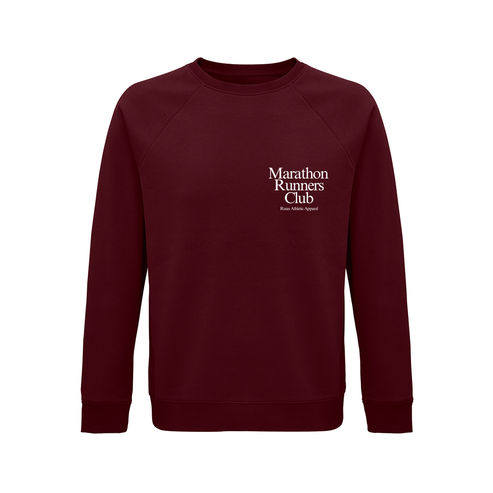 Marathon Runners Club Sweatshirt  - Burgundy
