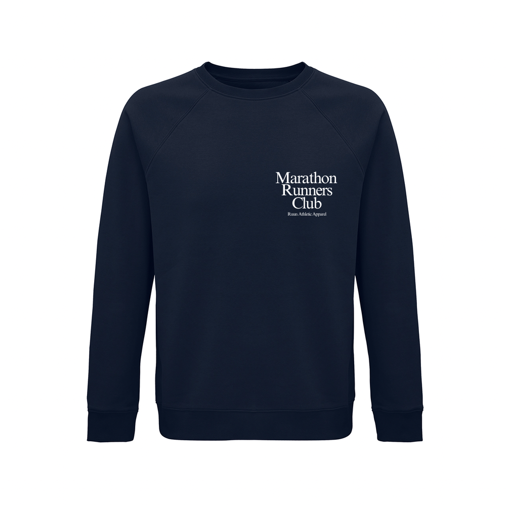 Marathon Runners Club Sweatshirt  - Navy Blue