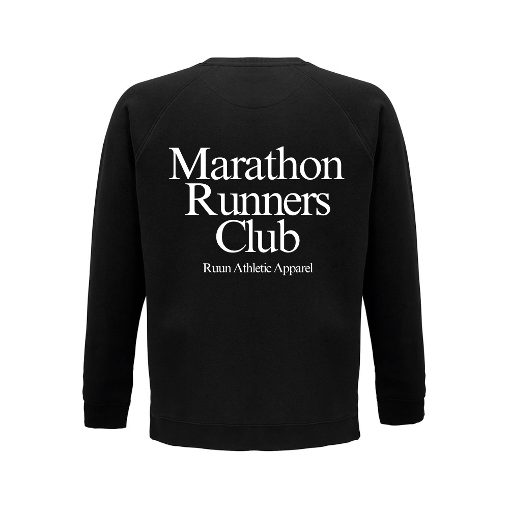 Marathon Runners Club Sweatshirt - Black