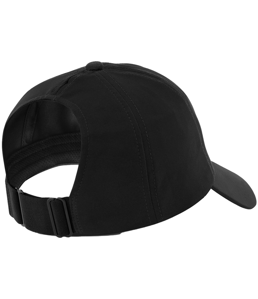 Hot Girl Run Club Running pony tail cap - Black
