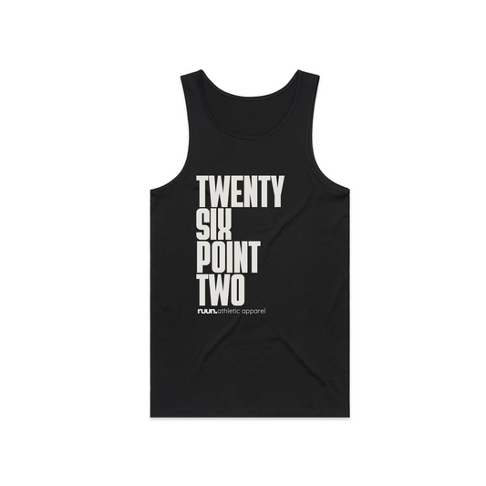 Singlet - Twenty Six Point Two - Black