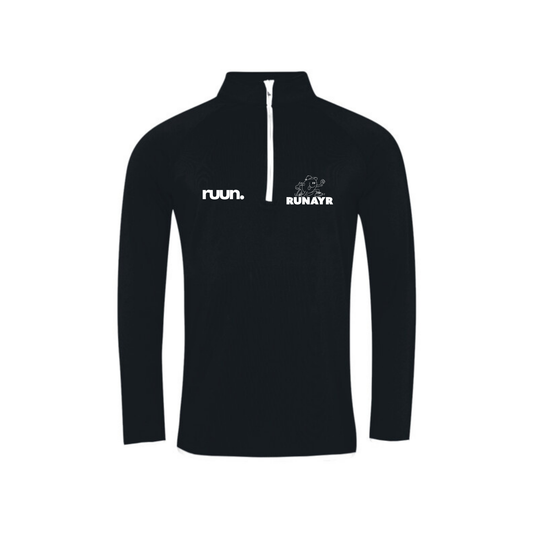 RunAyr 1/4 Zip Top - Black