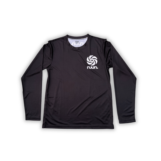 Long Sleeve Running Shirt - Black