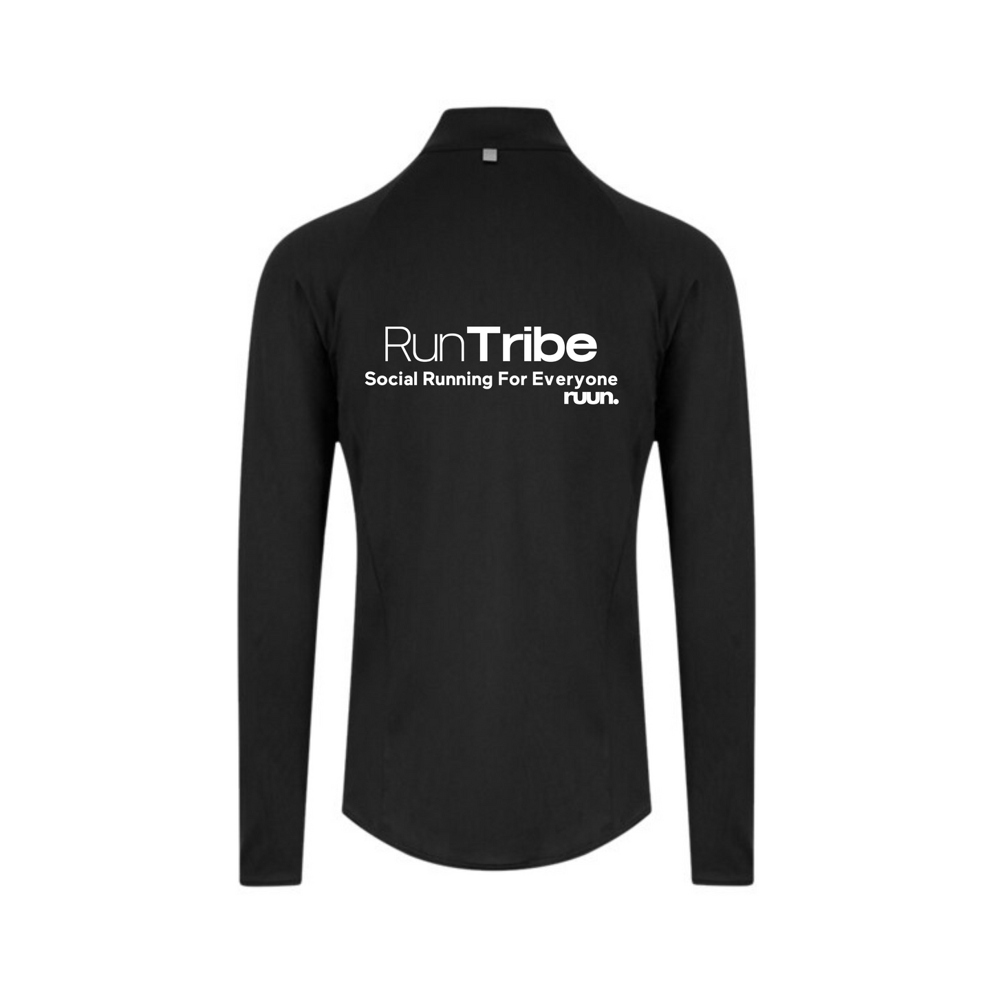 Run Tribr 1/4 Zip Top - Black