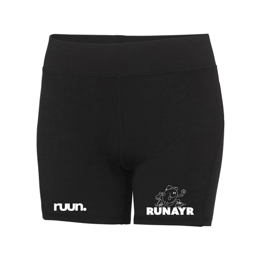 RunAyr - Ladies Training Shorts 1/4 Length