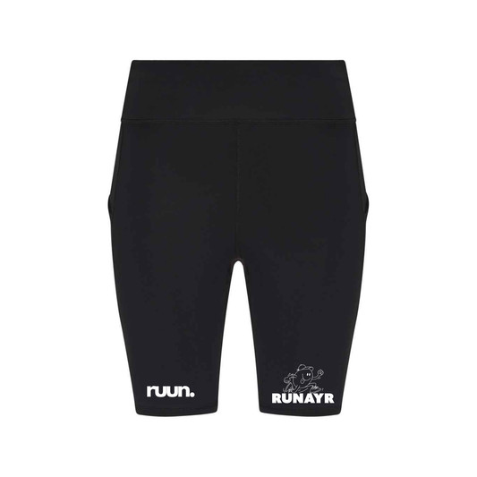 RunAyr - Ladies Training Shorts 1/2 Length