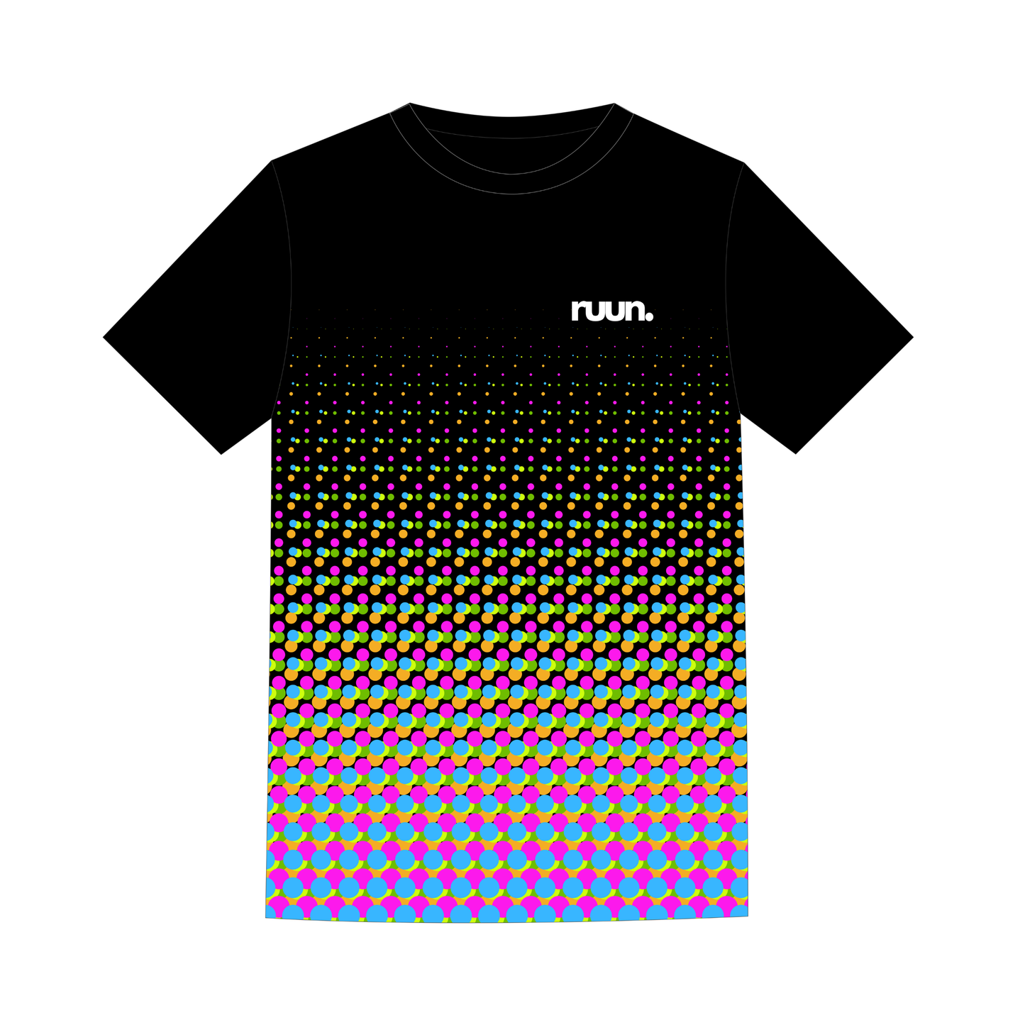 Dot Running Shirt Black