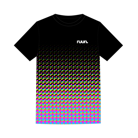 Dot Running Shirt Black