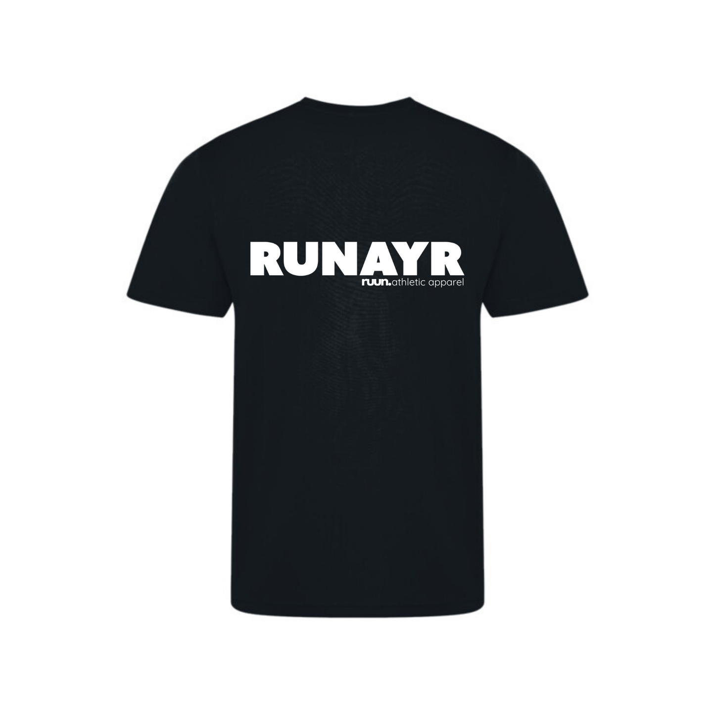 RunAyr Co-ordinates Cotton Tee - Black