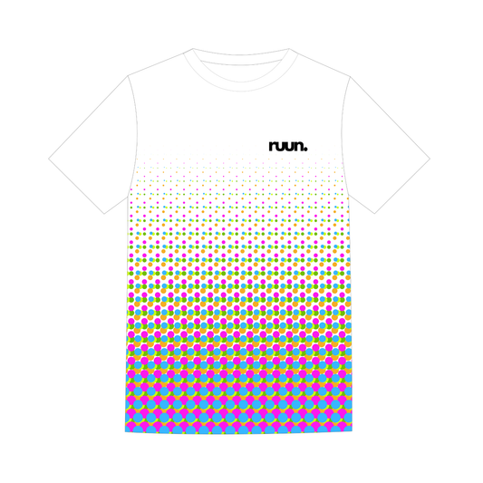 Dot Running Shirt White