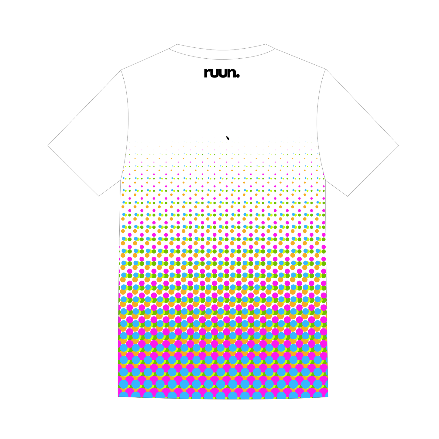 Dot Running Shirt White