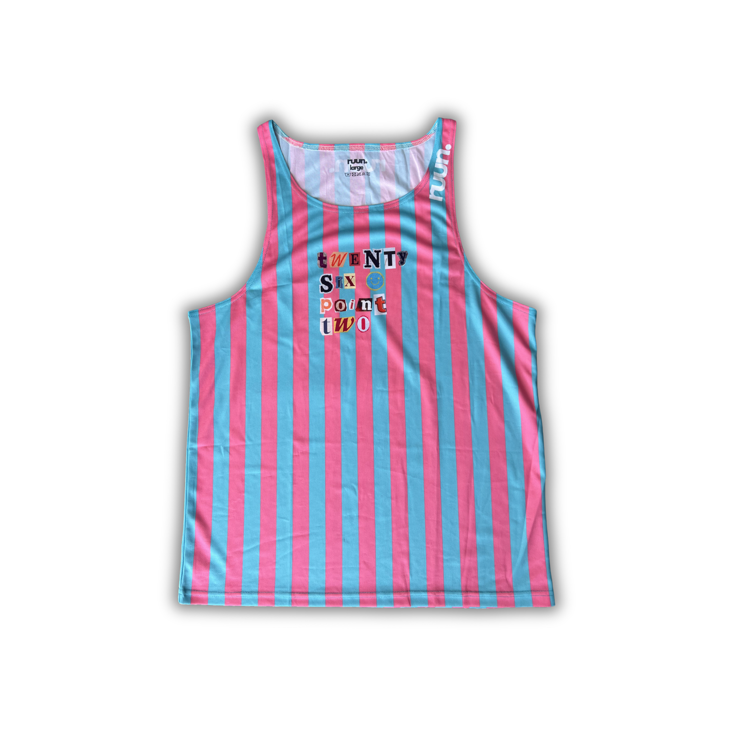 Twenty Six Point Two Running Vest Pink/Blue