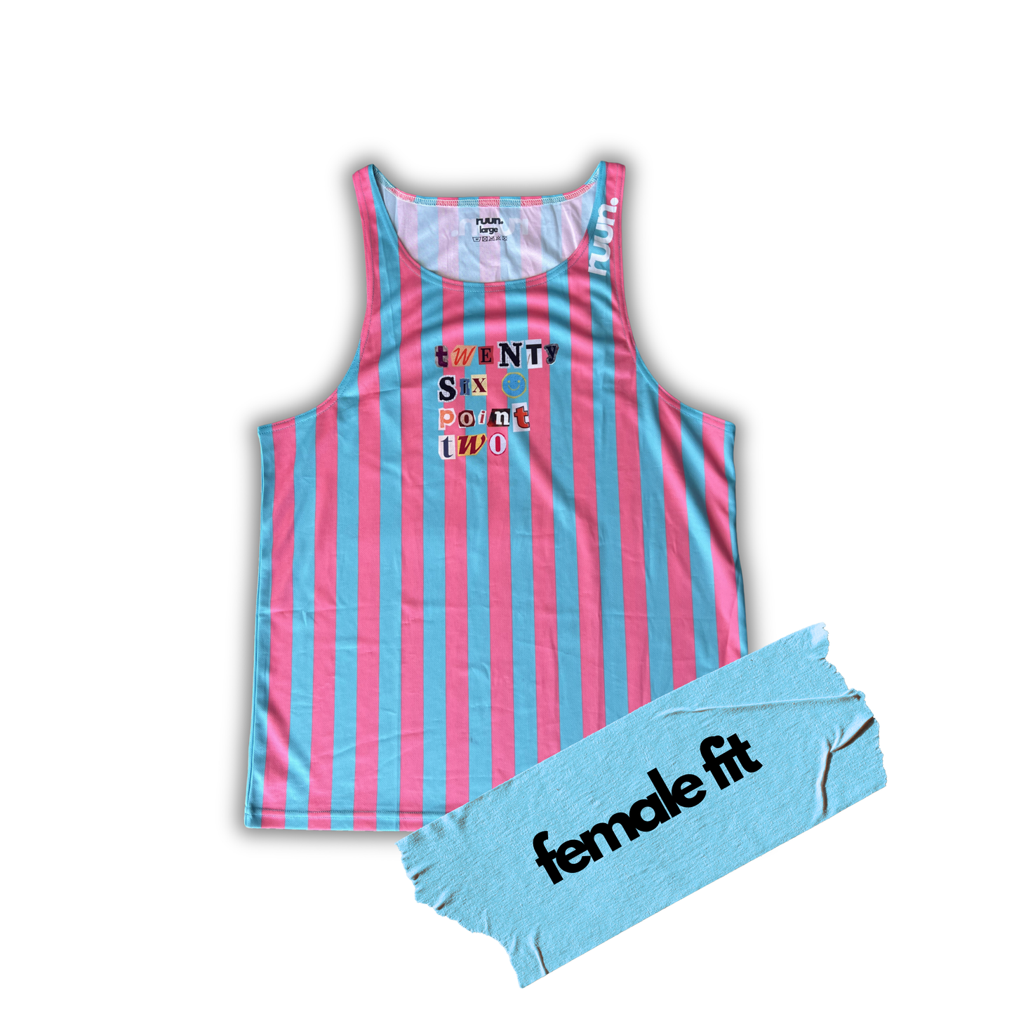 Twenty Six Point Two Running Vest Pink/Blue - Female