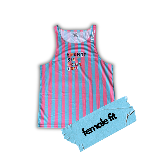 Twenty Six Point Two Running Vest Pink/Blue - Female