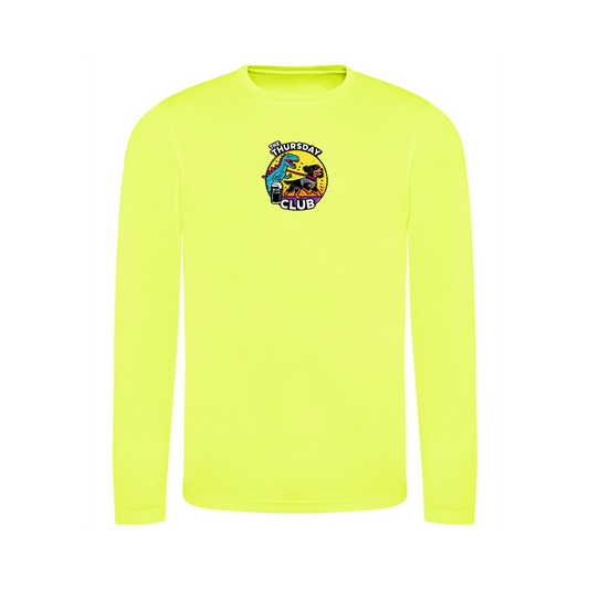 The Thursday Club Long Sleeve Running Shirt - Yellow
