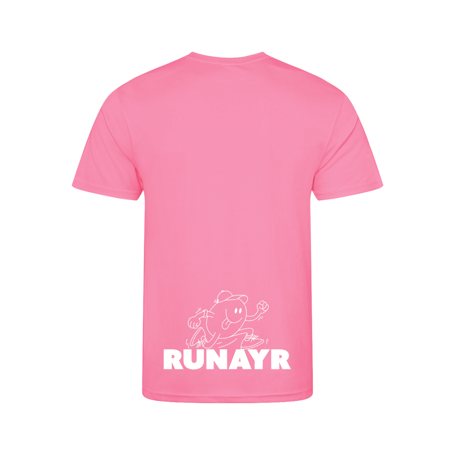 RunAyr Short Sleeve Running Shirt - Neon Pink