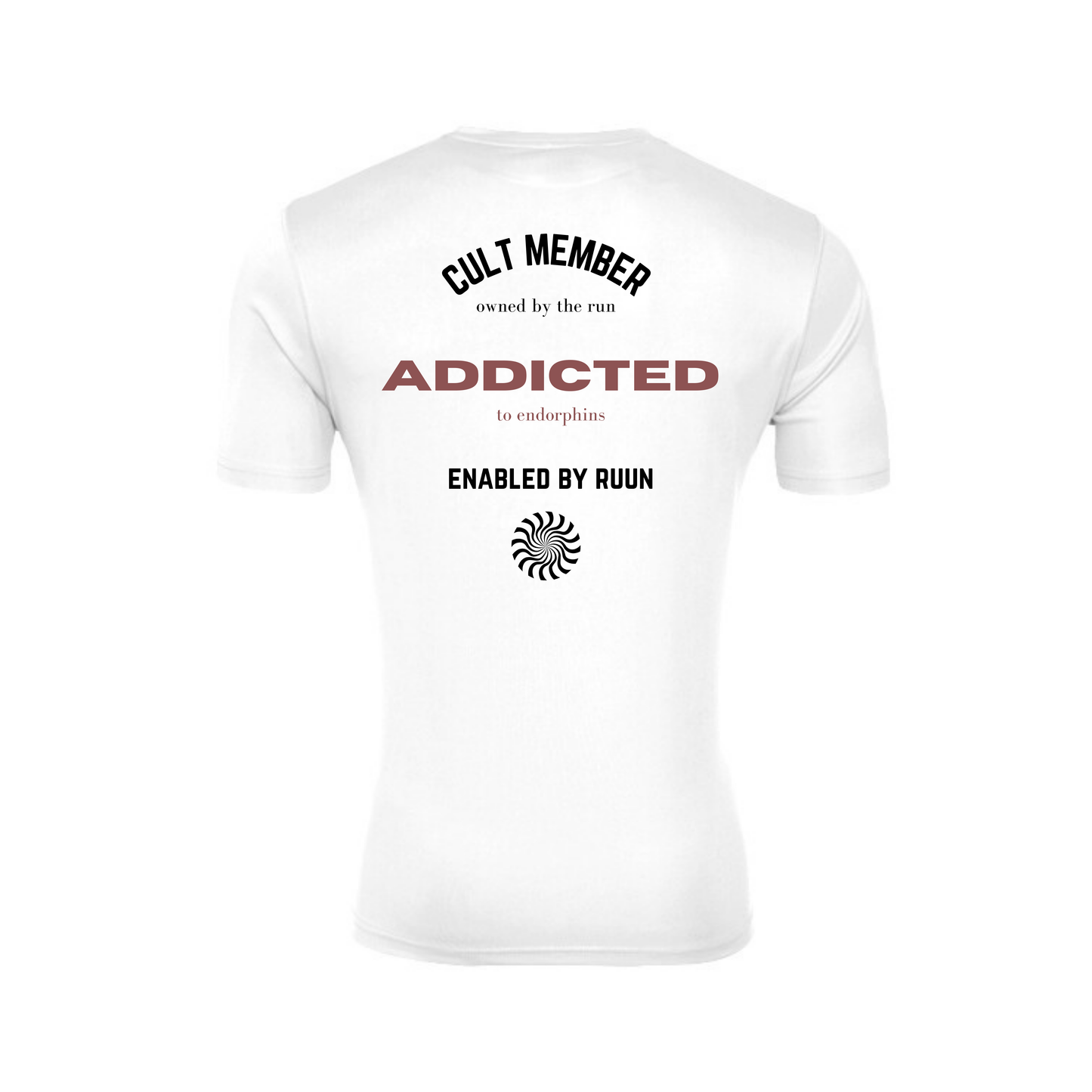 Addicted Running Shirt - White