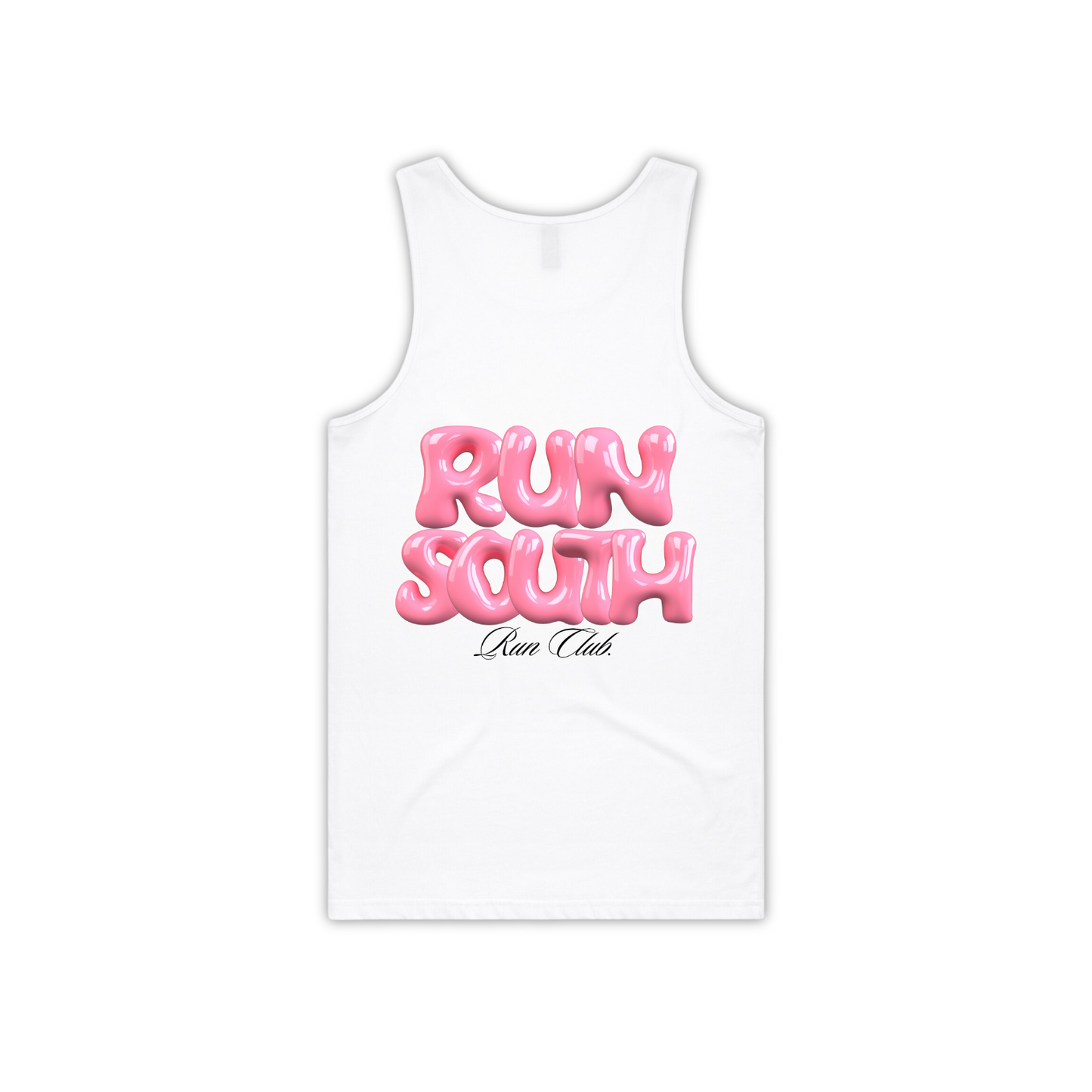 RunSouth Run Club Running Vest - White