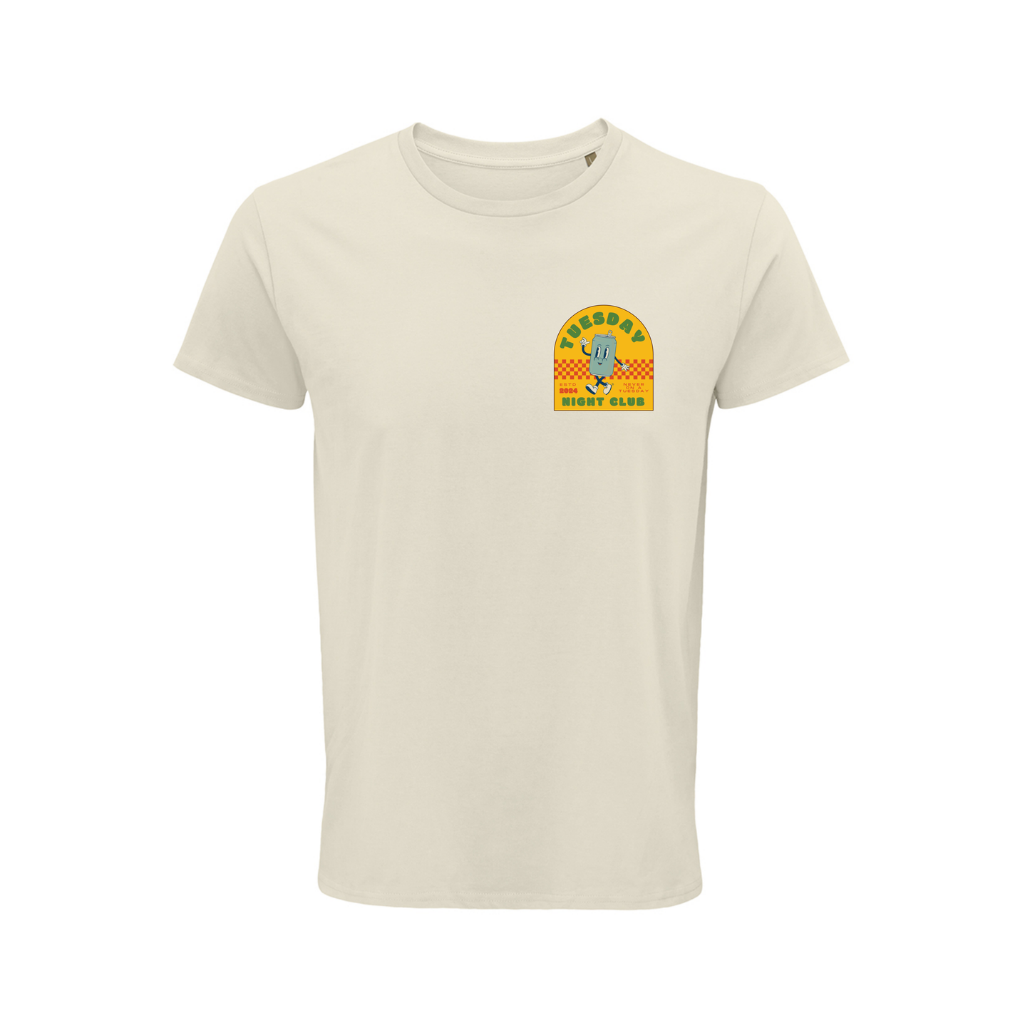 Tuesday Night Club Cotton Tee - Beige
