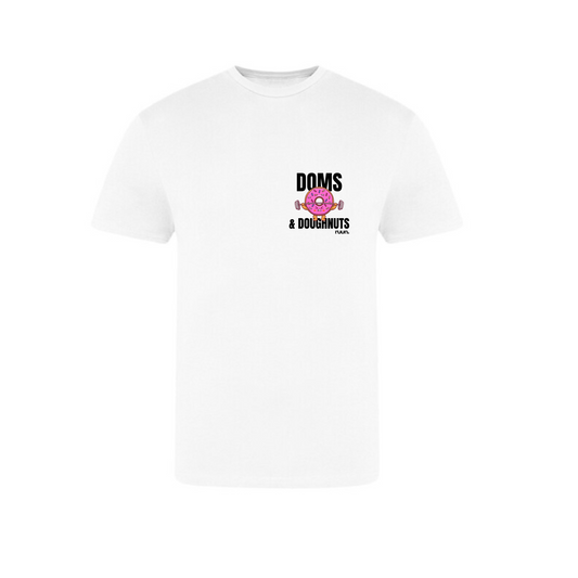 DOMS and Doughnuts T-Shirt - White