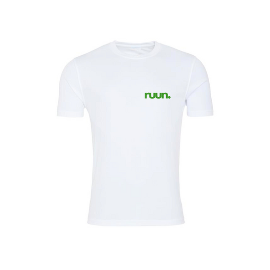 Running Shirt White/Green