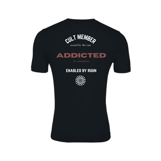 Addicted Running Shirt - Black