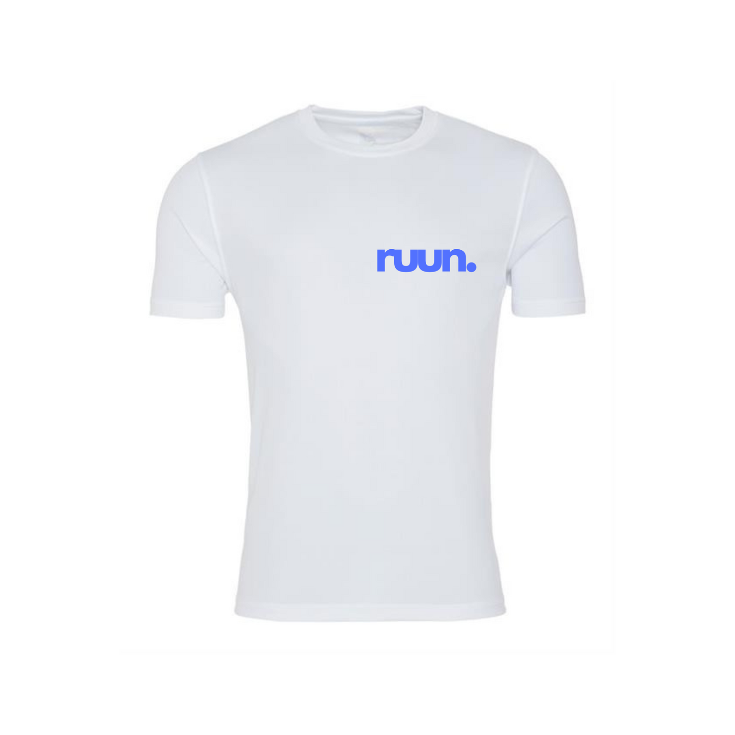 Ruun Essential Running Shirt -White/Blue