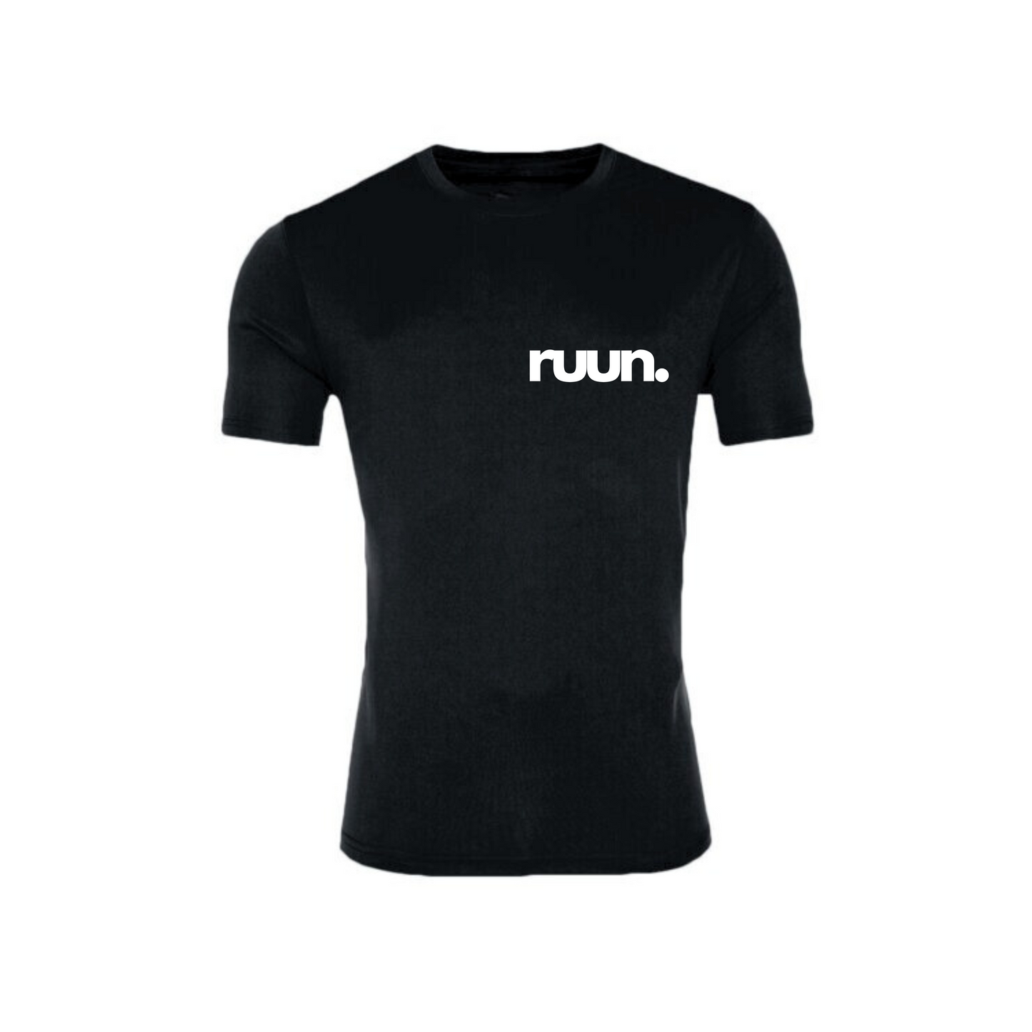 Ruun Essential Running Shirt -Black/White