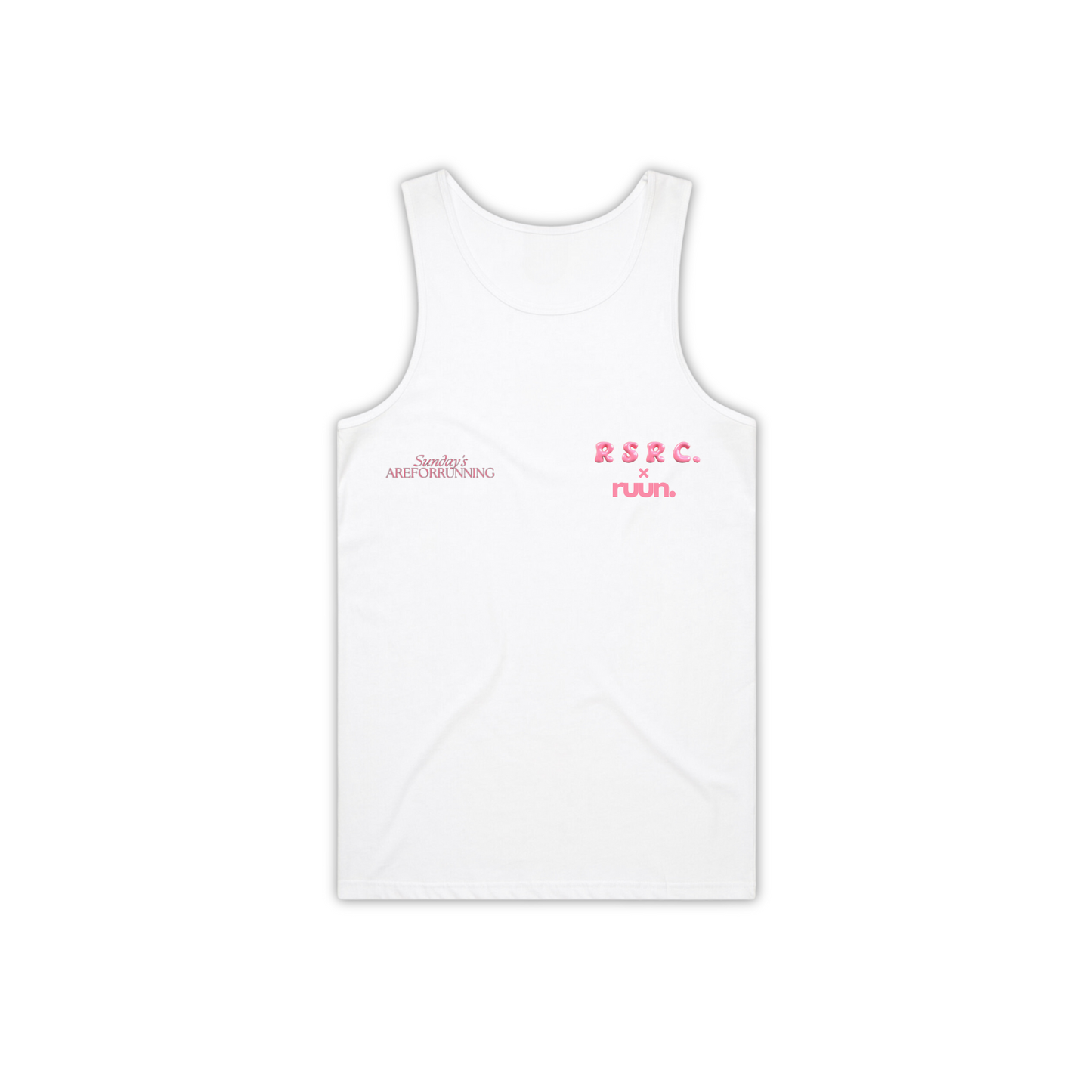 RunSouth Run Club Running Vest - White