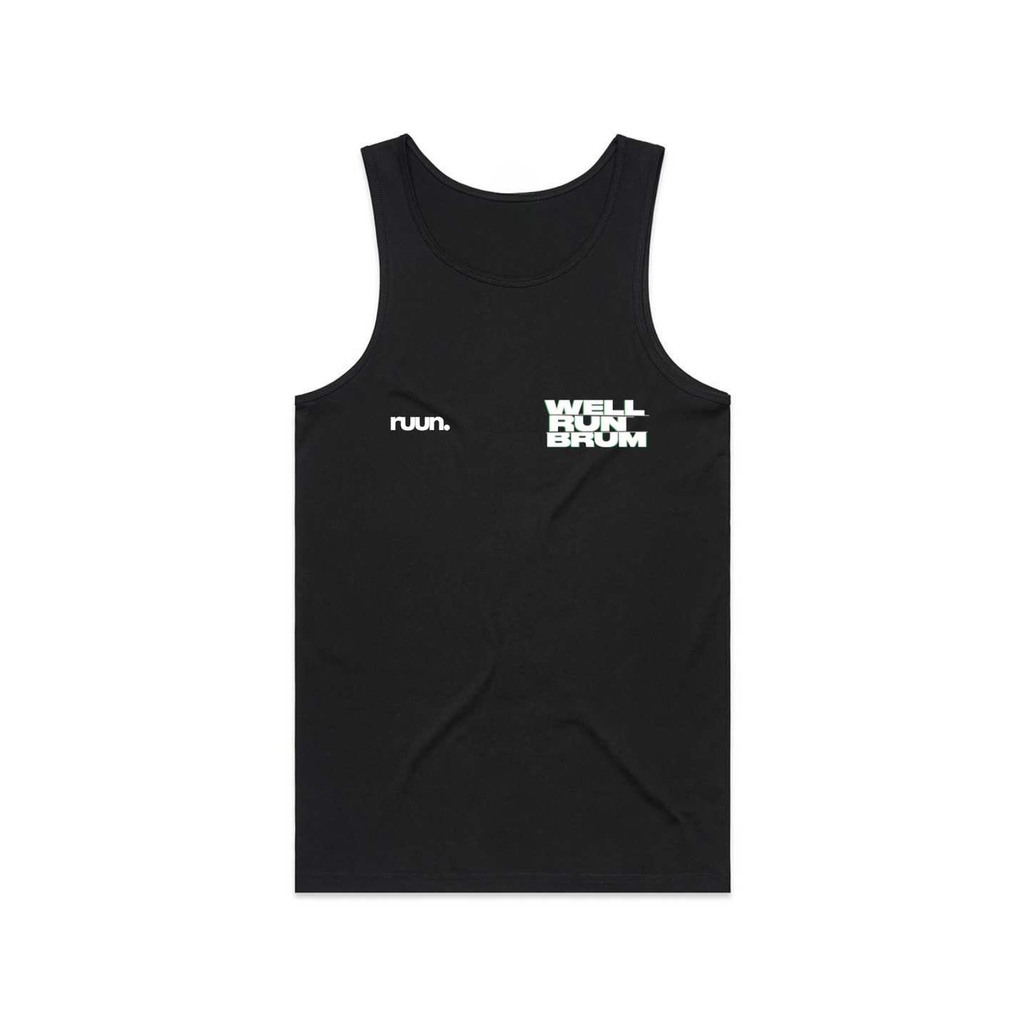 Well run Brum Running Vest - Black