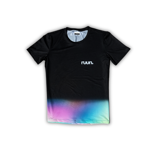 Black/Rainbow Running Shirt