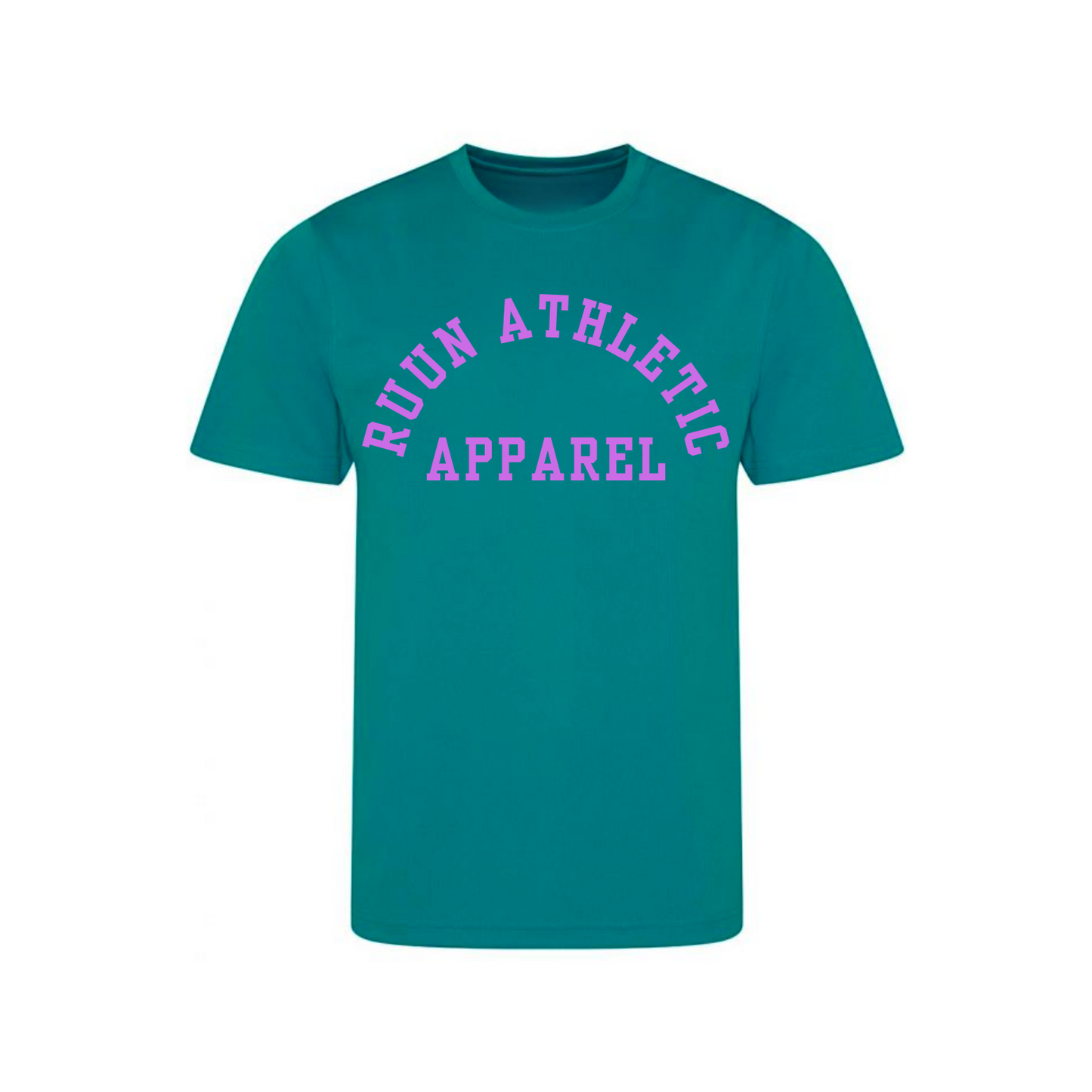 Varsity Running Shirt - Jade/Purple