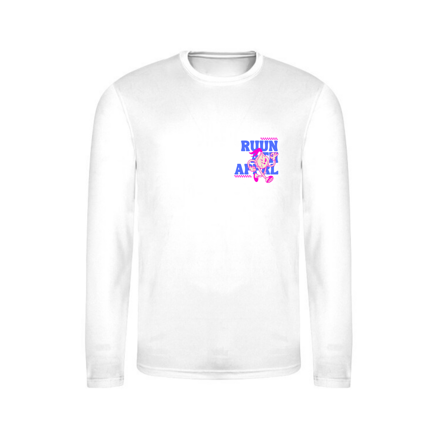 Run Fresh Running Shirt Long Sleeve - White