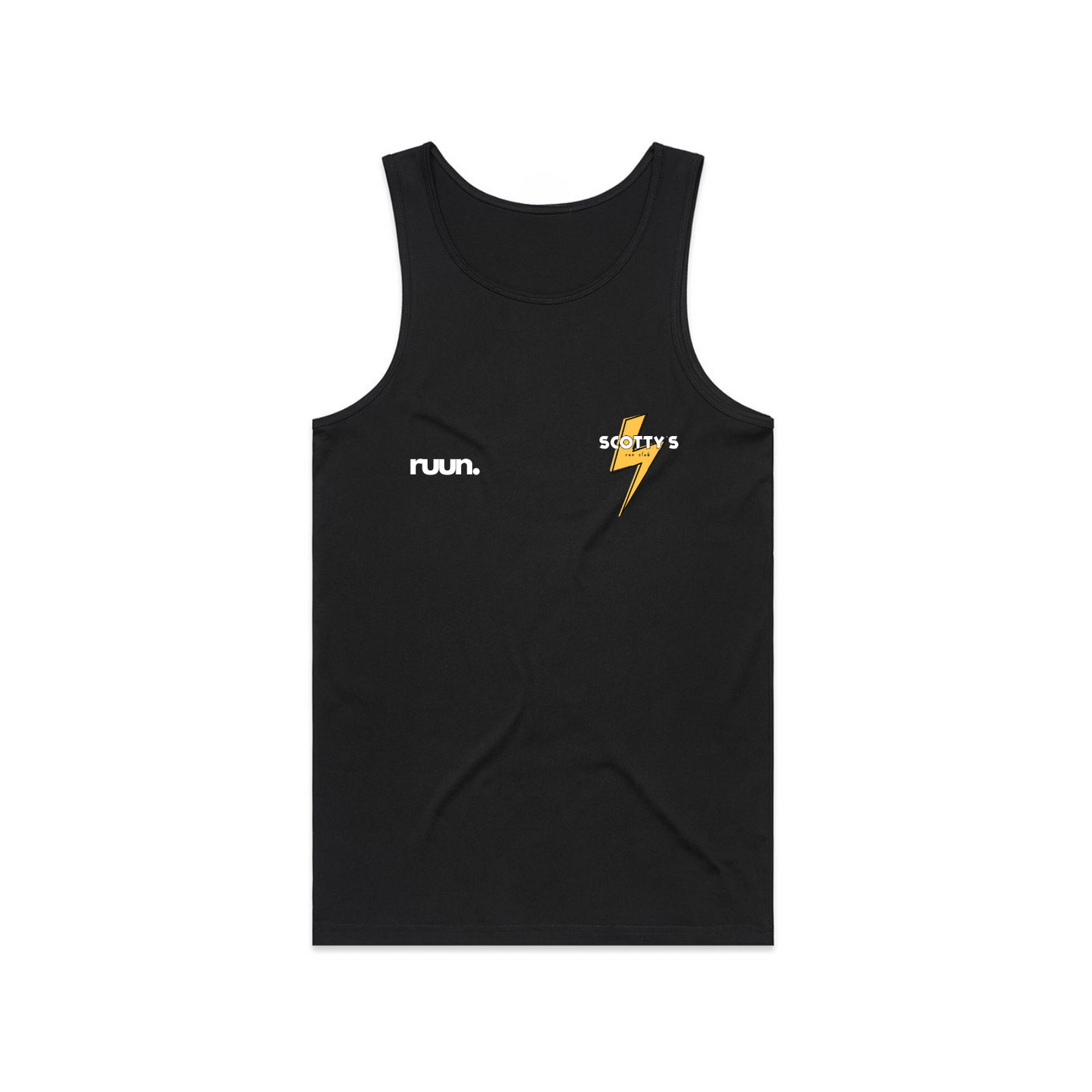 Scotty's Run Club Singlet - Black