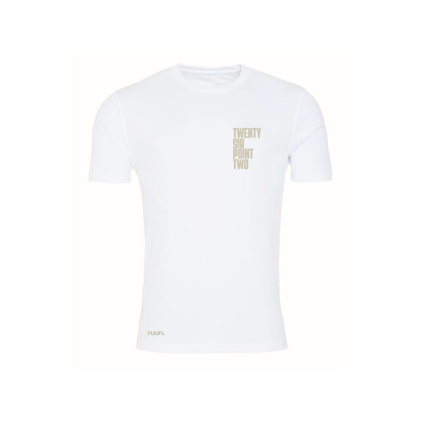 Twenty Six Point Two Running Shirt - White