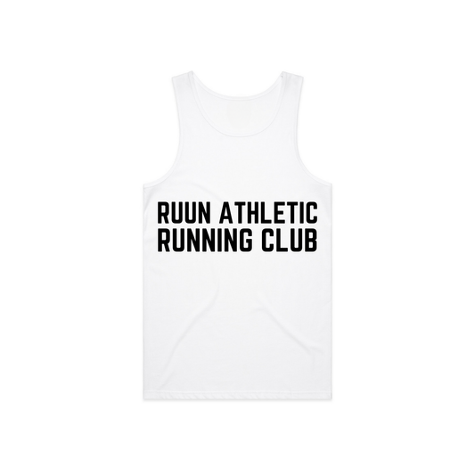 Ruun Athletic Running Club Singlet - White