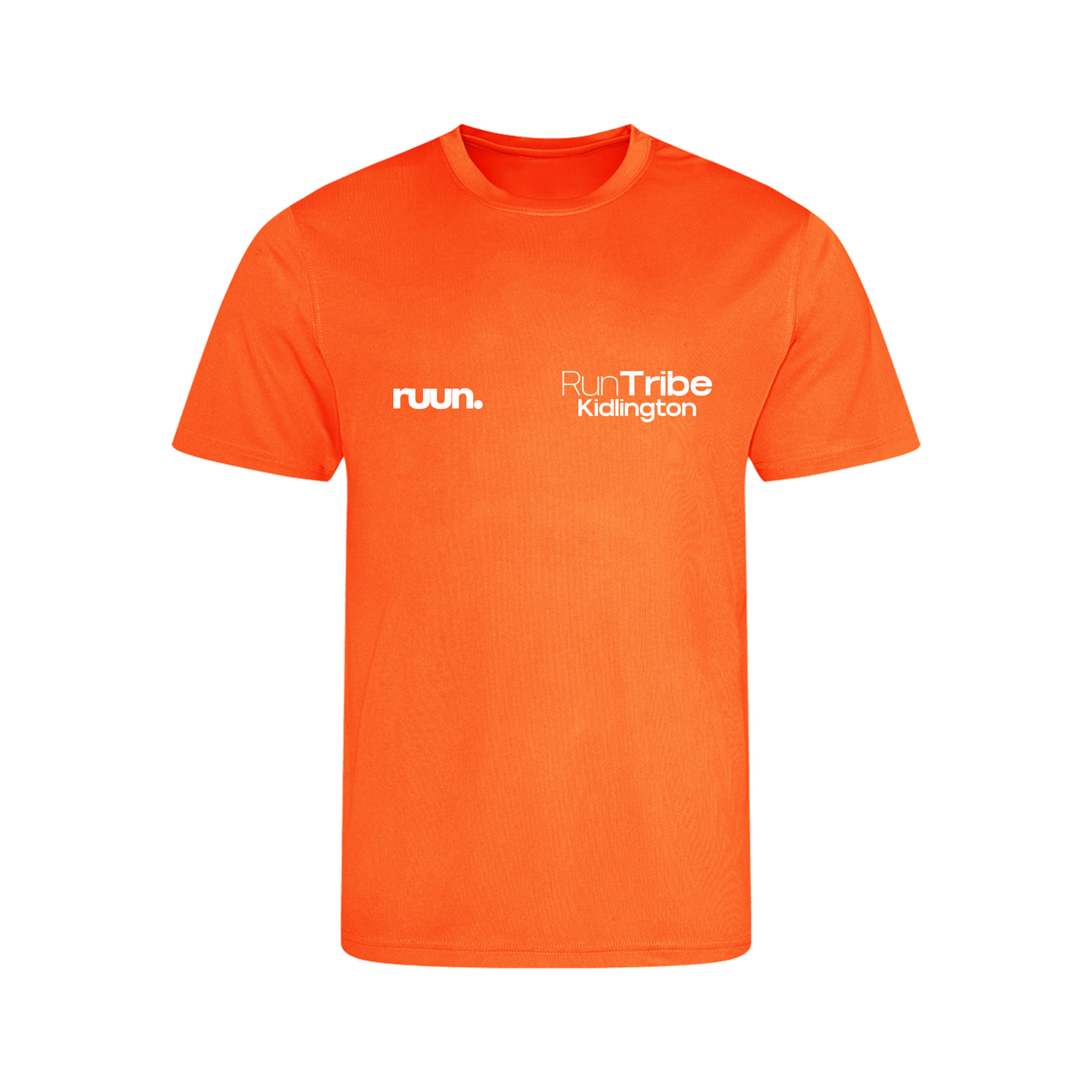 Run Tribe Kidlington Short Sleeve Running Shirt - Orange