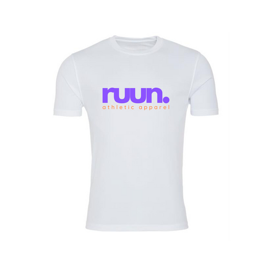 Running Shirt - Purple/Orange Logo