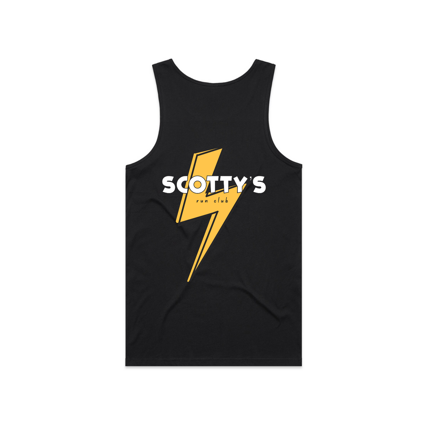 Scotty's Run Club Singlet - Black