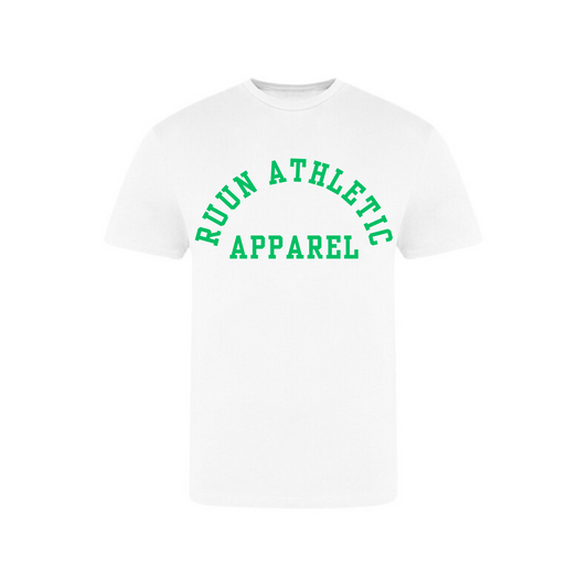 Varsity Running Shirt - White/Green