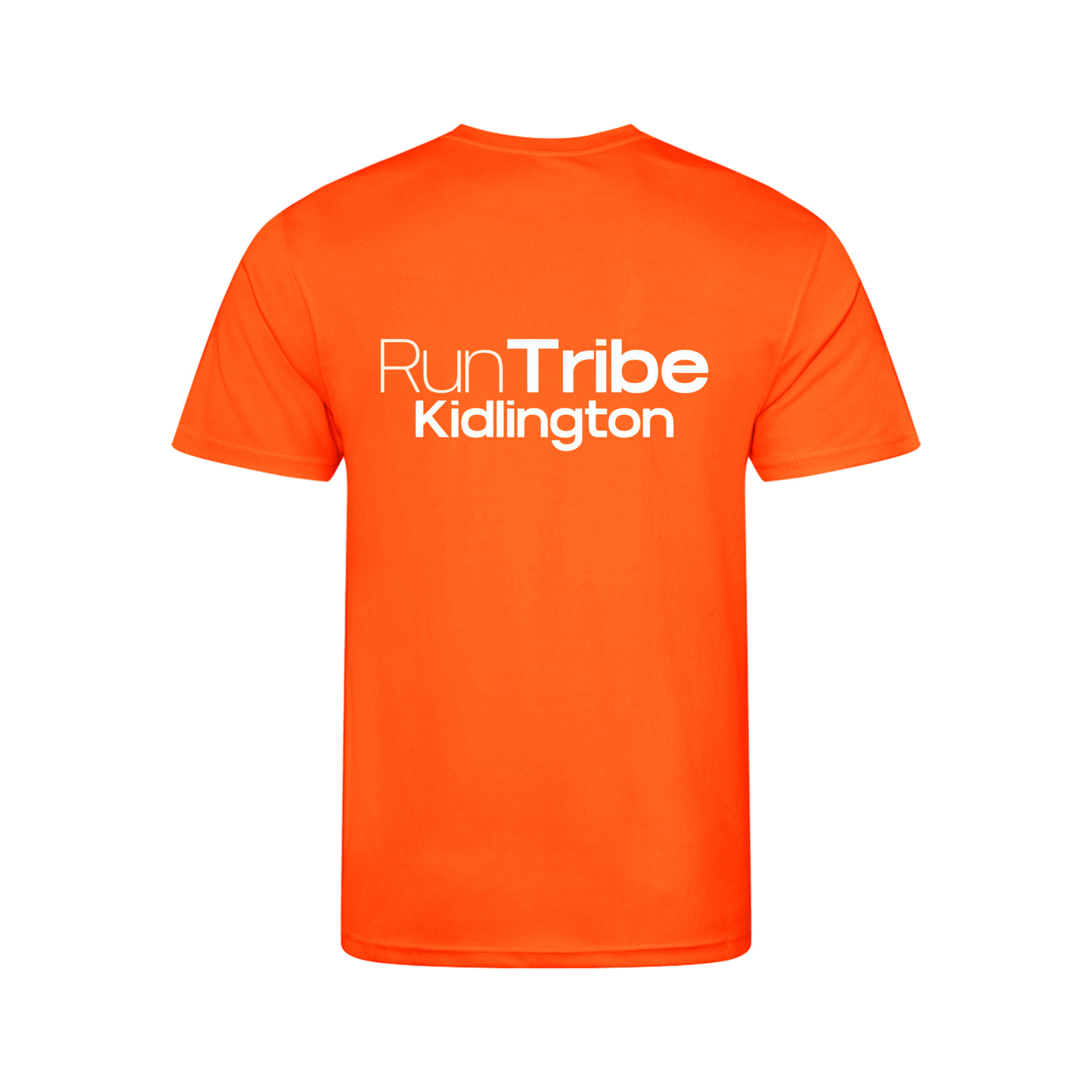 Run Tribe Kidlington Short Sleeve Running Shirt - Orange