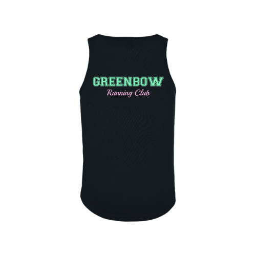 Greenbow Running Club Black Trail Singlet