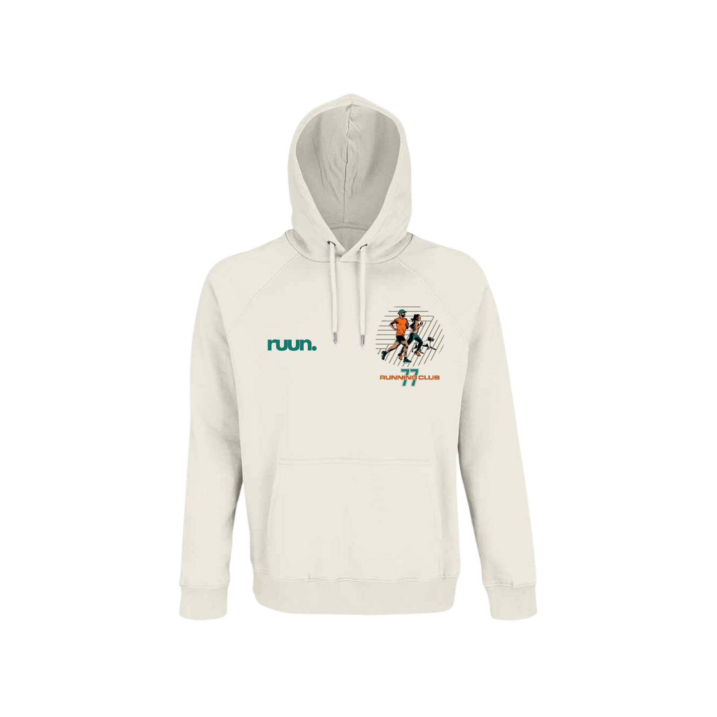 77 Running Club Hoodie - Cream