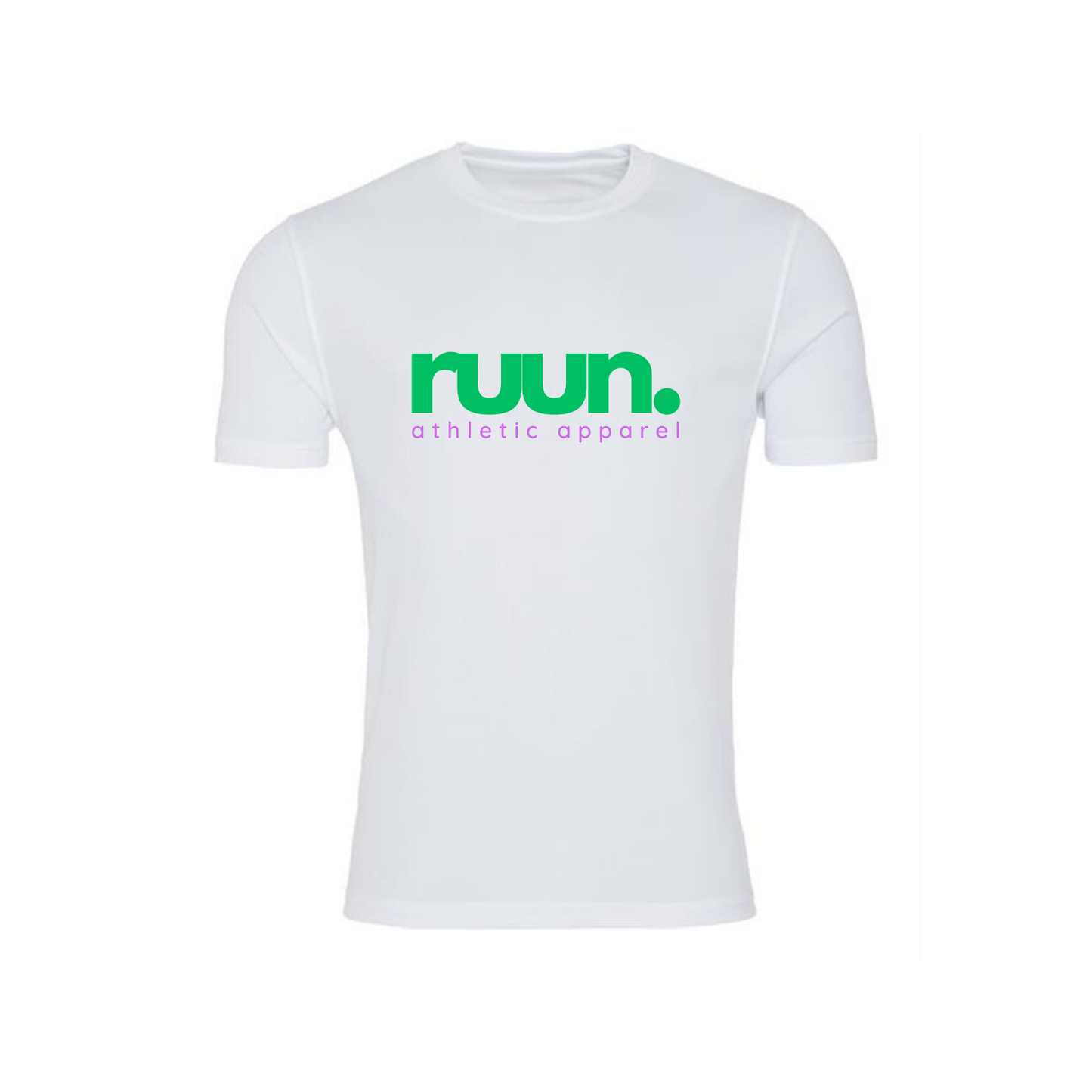 Running Shirt - Green/Purple Logo